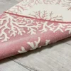 Tappeto Corallo Jacquard rosso 60 x 90