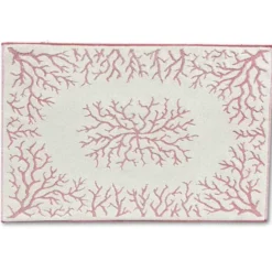 Tappeto Corallo Jacquard rosso 60 x 90