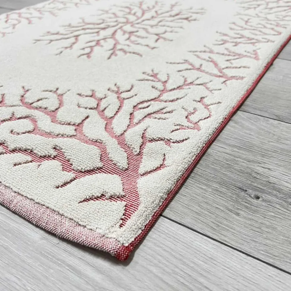 Tappeto Corallo Jacquard rosso 60 x 90