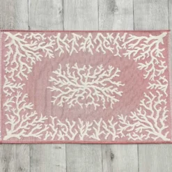 Tappeto Corallo Jacquard rosso 60 x 90