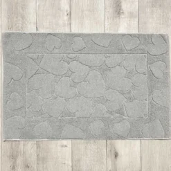 Tappeto cuori grigio 60 x 90