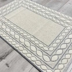 Tappeto Deva blu 60 x 90