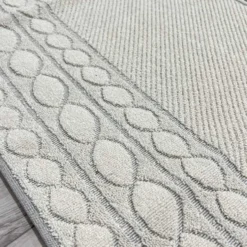 Tappeto Deva grigio 60 x 120