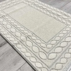 Tappeto Deva grigio 60 x 90