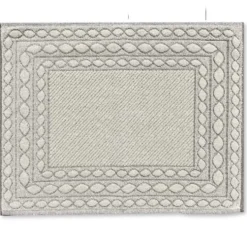 Tappeto Deva tortora 60 x 90