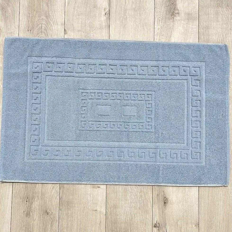 Tappeto Greca azzurro 60 x 180