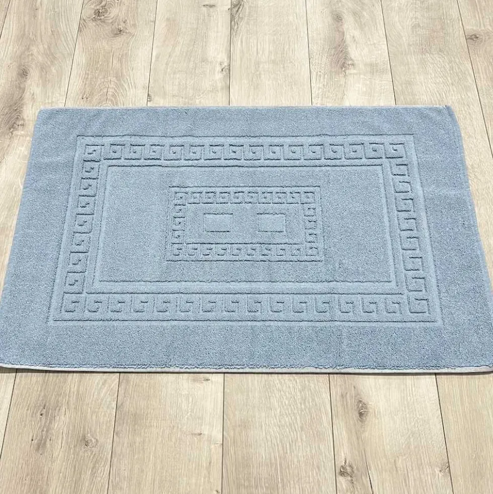 Tappeto Greca azzurro 60 x 120