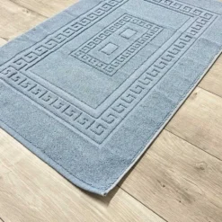 Tappeto Greca azzurro 60 x 90