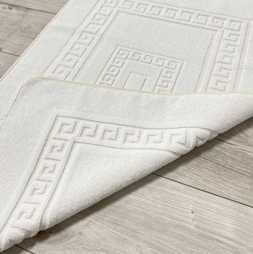 Tappeto Greca bianco 60 x 120