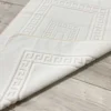 Tappeto Greca bianco 60 x 90