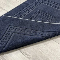 Tappeto Greca blu 60 x 90