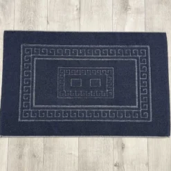 Tappeto Greca blu 60 x 90