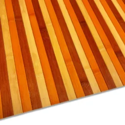 Tappeto in Bamboo Degradè Arancio 50 x 110 cm
