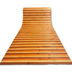 Tappeto in Bamboo Degradè Arancio 50 x 110 cm