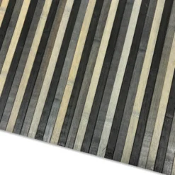 Tappeto in Bamboo Degradè Grigio 50 x 66 cm