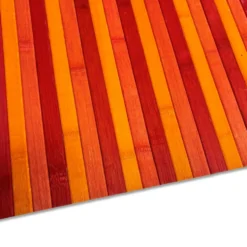 Tappeto in Bamboo Degradè Rosso 50 x 46 cm