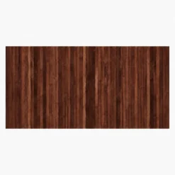 Tappeto in Bamboo Marrone 50 x 164 cm