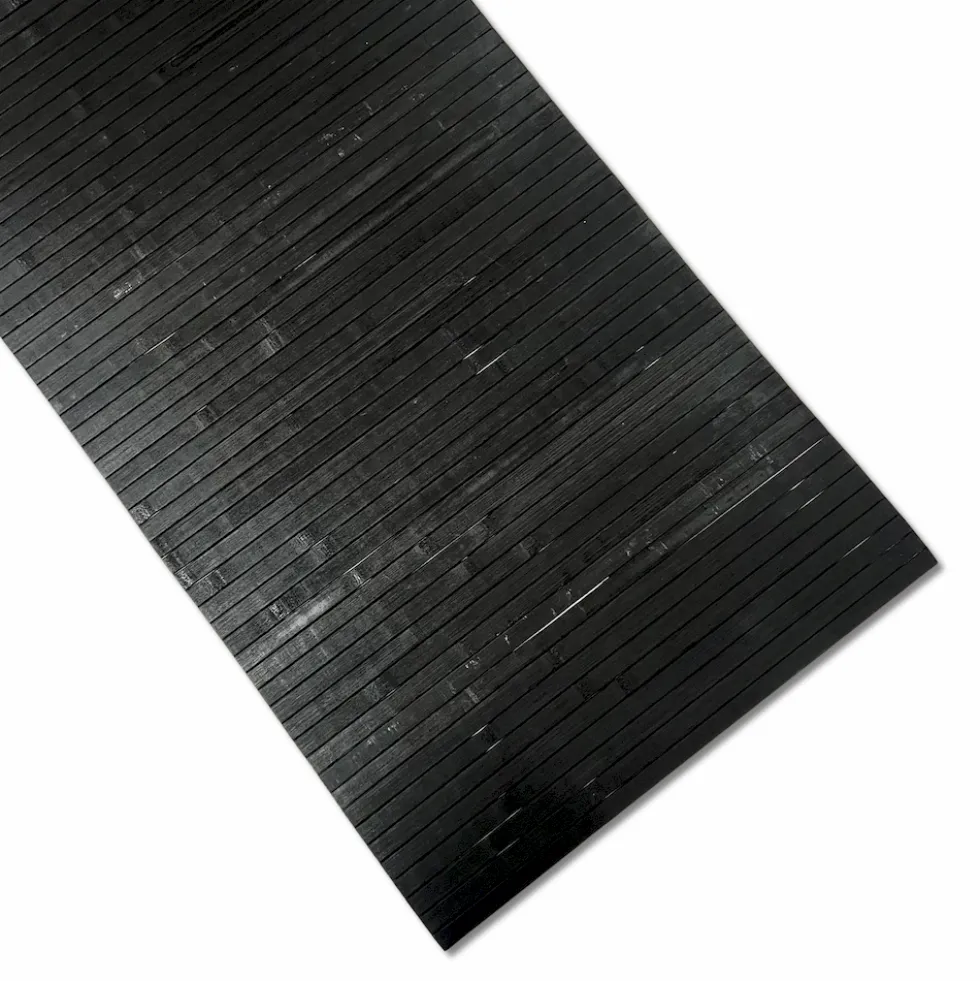 Tappeto in Bamboo Nero 50 x 58 cm
