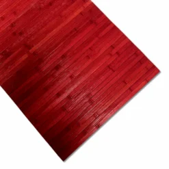 Tappeto in Bamboo Rosso 50 x 68 cm