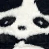 Tappeto pelliccia ecologica Panda 80 x 90