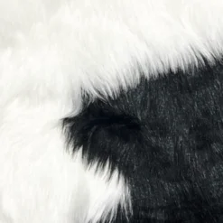 Tappeto pelliccia ecologica Panda 80 x 90