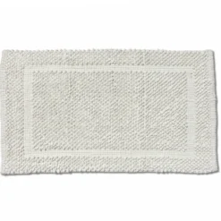 Tappeto pop corn in rilievo bianco 50 x 80
