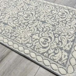 Tappeto Rebecca blu 60 x 90