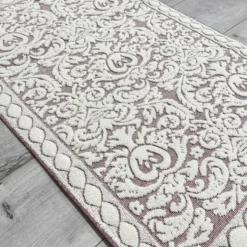Tappeto Rebecca bordeaux 60 x 120