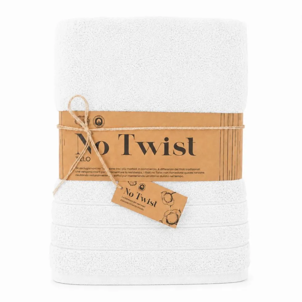 Telo bagno No Twist Bianco