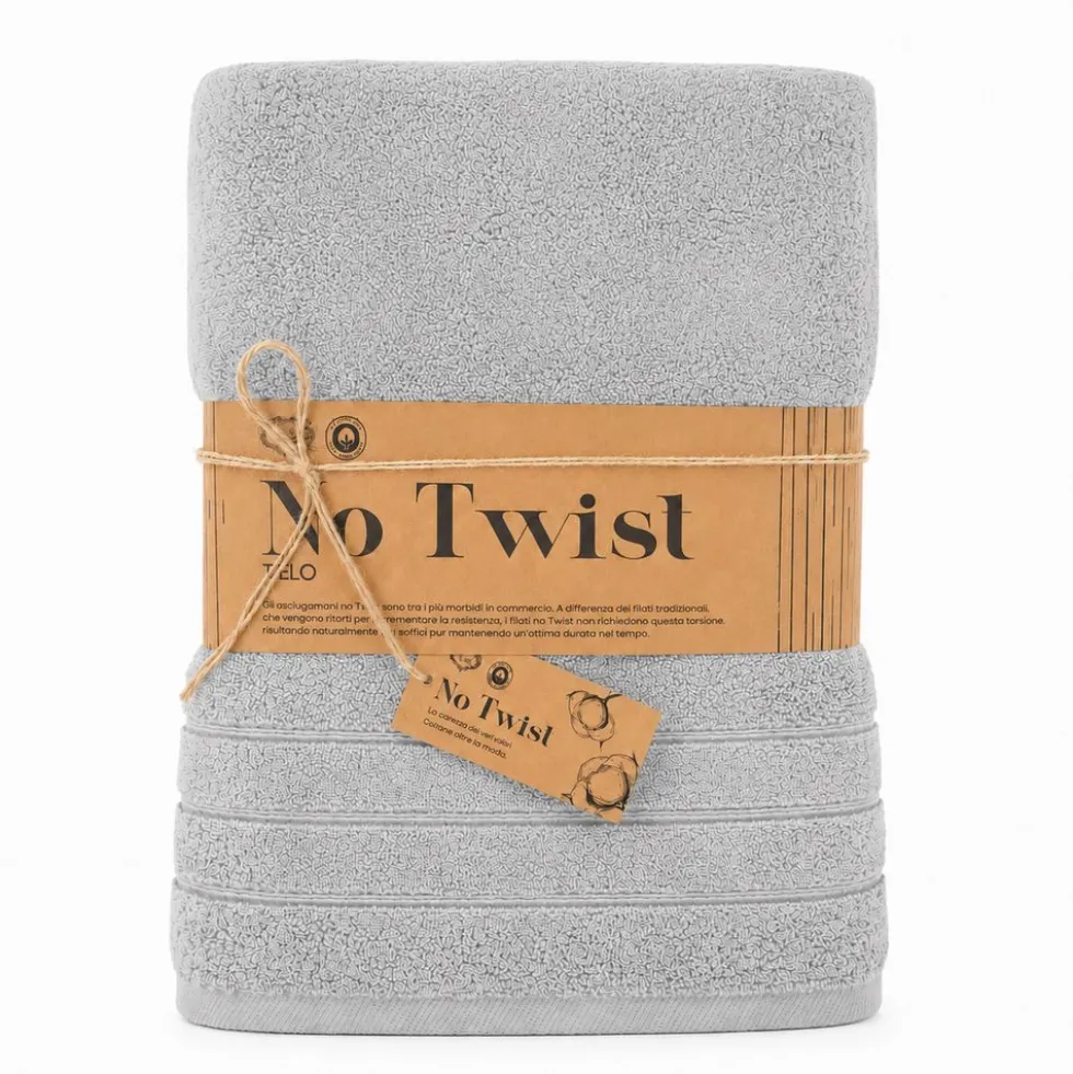 Telo bagno No Twist Grigio