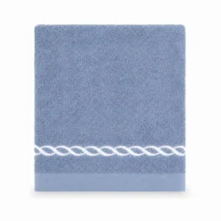 Telo bagno spugna Loft ricamato Blu