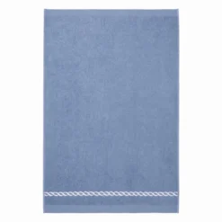Telo bagno spugna Loft ricamato Blu