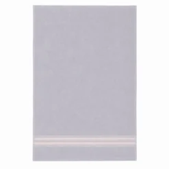Telo bagno spugna Stripe ricamato Grigio
