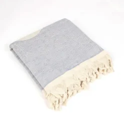 Telo Mare Fouta Jacquard Coral Blu 90x170