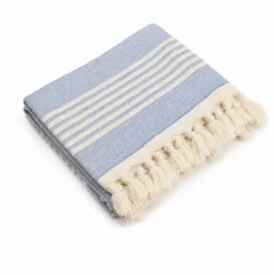 Telo Mare Fouta Jacquard Maddy Blu 90x170