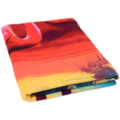 Telo Mare in Microfibra Maui Fenicotteri Tramonto 100 x 180 DIS. 23