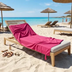 Telo Mare Pareo microfibra Fucsia 90 x 170