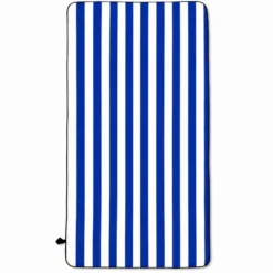 Telo Mare Pareo microfibra Monterey Riga Blu 90 x 170