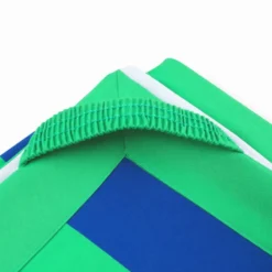 Telo mare per lettino con cuscino Tortugas Verde Blu 62x185