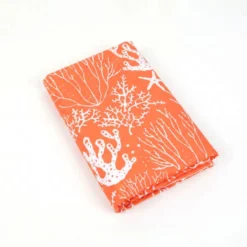 Telo mare per lettino con cuscino Patagonia Coralli Arancio 80x190