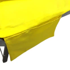 Telo mare per lettino microfibra fluo giallo 80 x 190