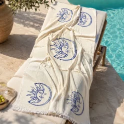 Telo Mare Peshtemal Soleluna Blu 100 x 180