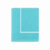Telo mare Spugna Antibes Acquamarina/Bianco 100x180