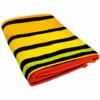 Telo Mare Spugna Big stripe giallo-arancio 90 x 165