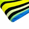 Telo Mare Spugna Big stripe verde 90 x 165
