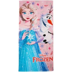 Telo Mare Spugna Disney FROZEN Elsa & Olaf 70 x 140