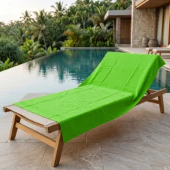Telo mare Spugna Jacquard Urgada Ancora Verde 90x160