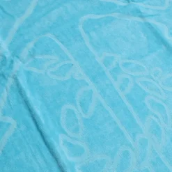 Telo mare Spugna Jacquard Urgada Ancora Turchese 90x160