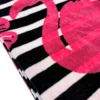 Telo Mare Spugna Velour Flamingo fenicottero 90 x 165