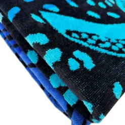 Telo Mare Spugna Velour Guizzo Tartarughe 90 x 165